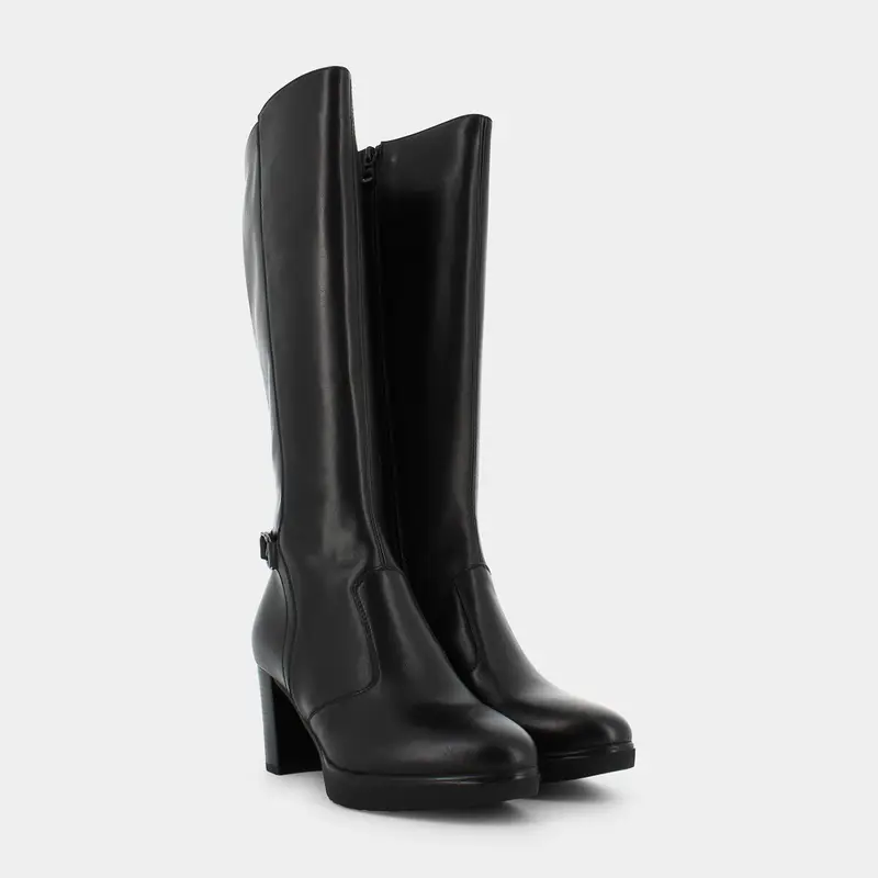 Stivali Nero Giardini da Donna, nero miniatura 2