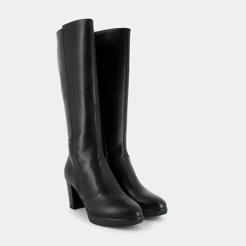 Stivali Nero Giardini da Donna, nero miniatura 2