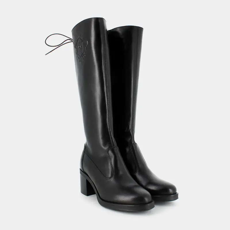 Stivali Nero Giardini da Donna, nero miniatura 2