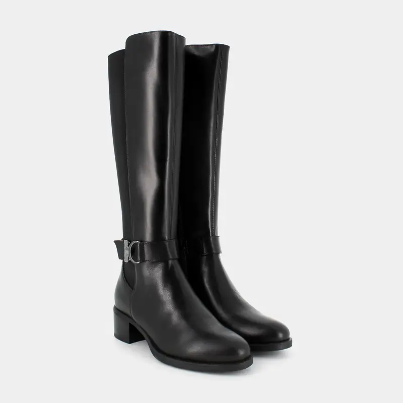 Stivali Nero Giardini da Donna, nero miniatura 2