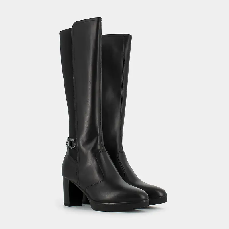 Stivali Nero Giardini da Donna, nero miniatura 2