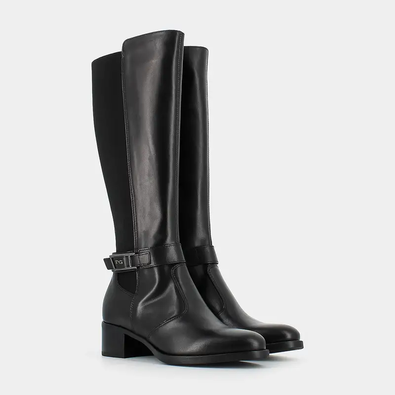 Stivali Nero Giardini da Donna, nero miniatura 2