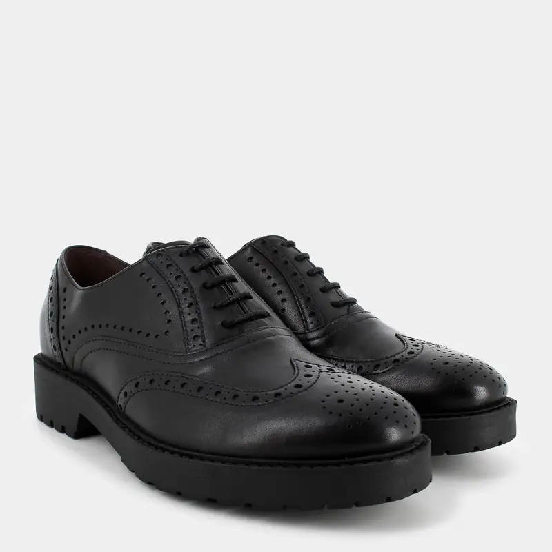 Stringate Nero Giardini da Donna, nero miniatura 2