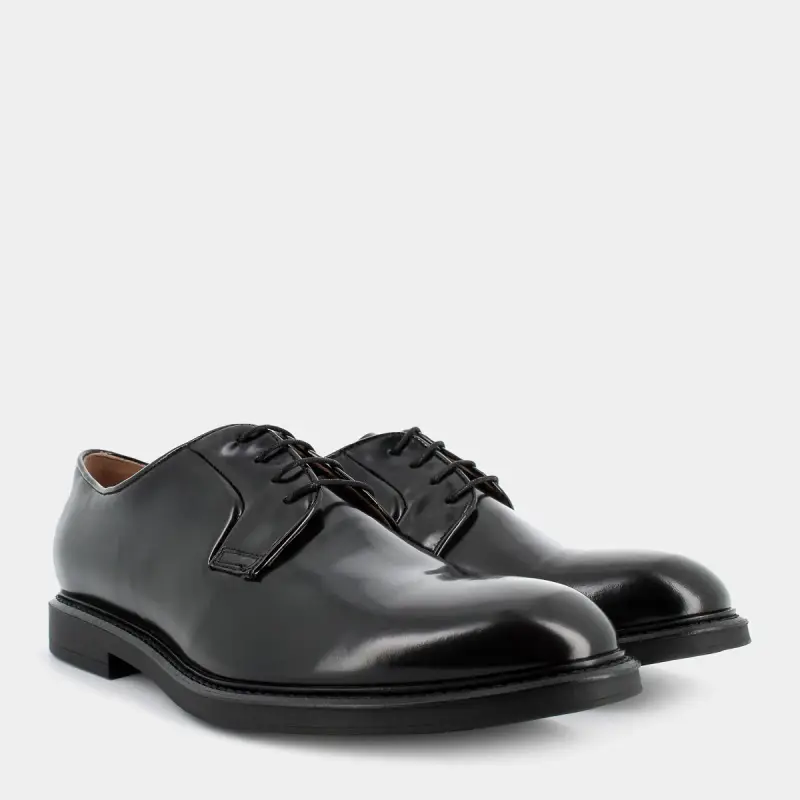 Stringate Nero Giardini da Uomo, nero miniatura 2