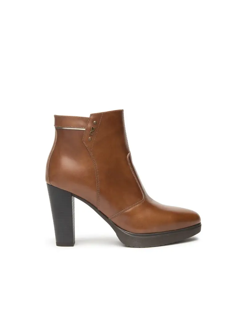 tronchetti donna in pelle col. cuoio i513811d400