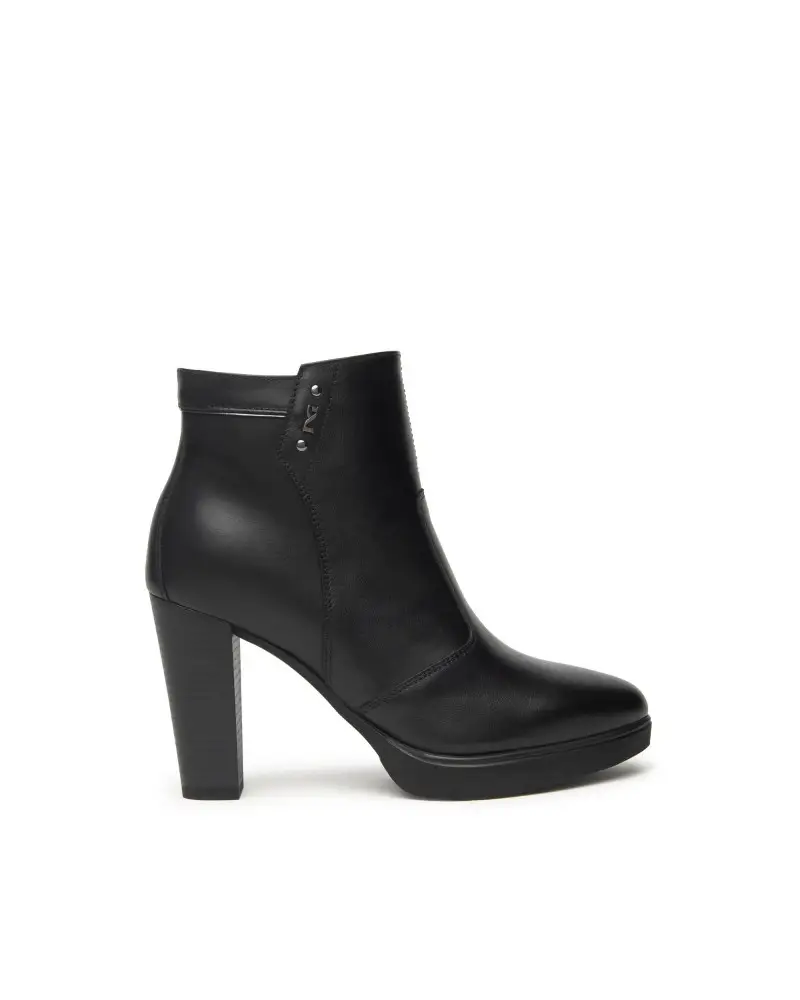 tronchetti donna in pelle nero i513810d100