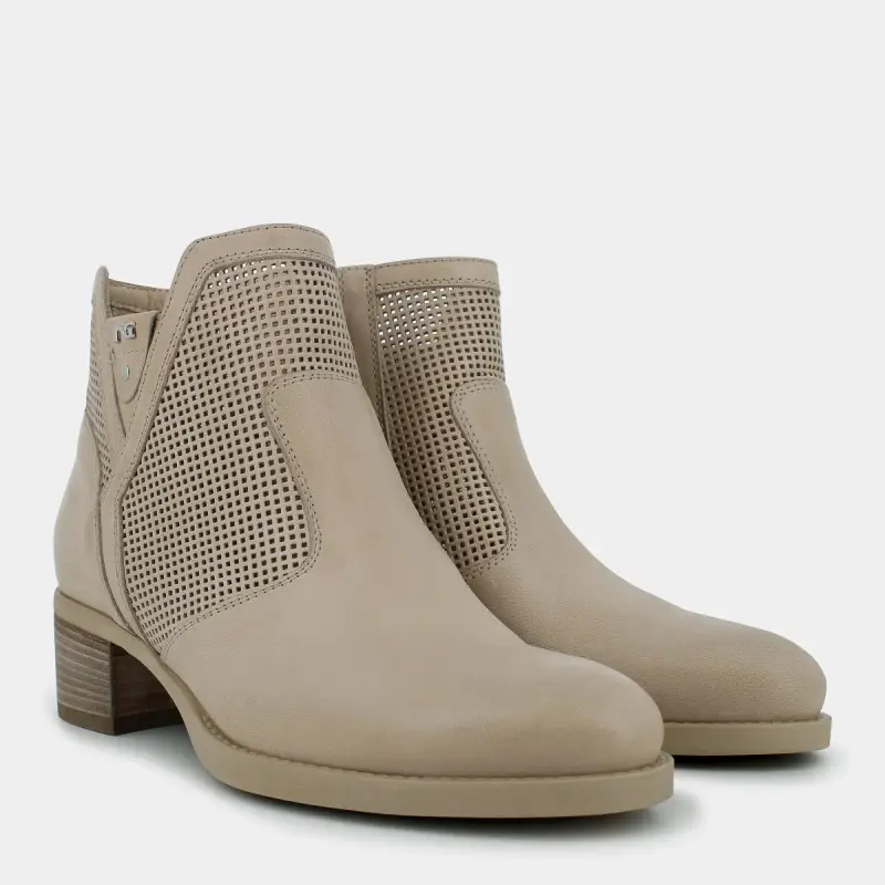 Tronchetti Nero Giardini da Donna, beige miniatura 2