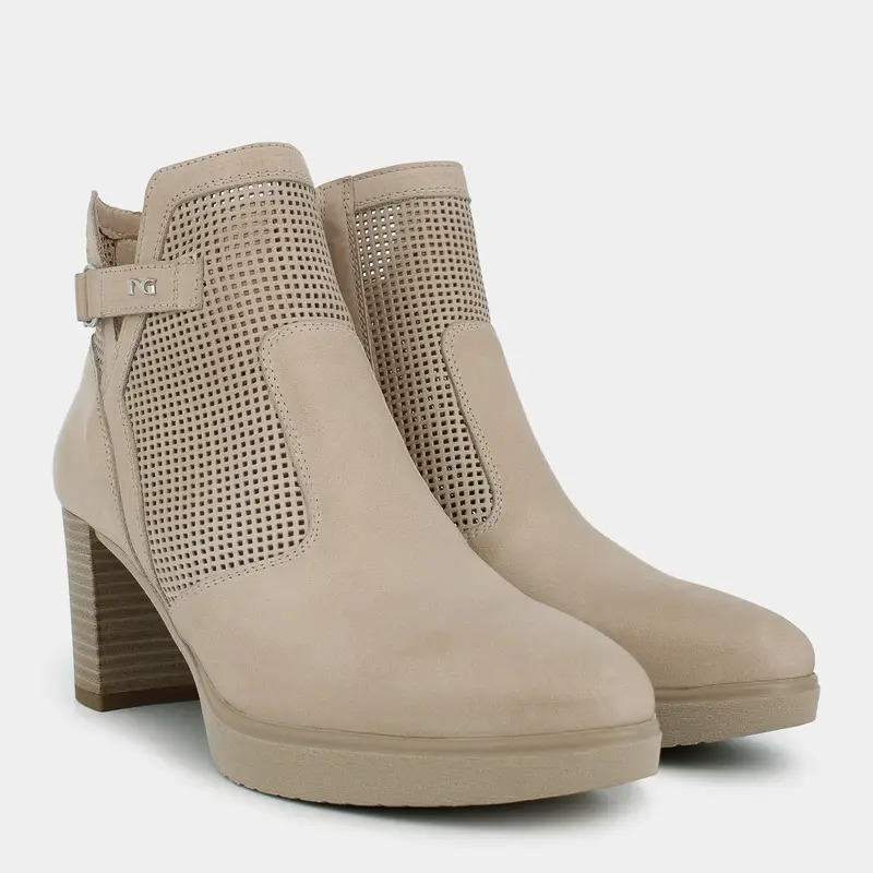 Tronchetti Nero Giardini da Donna, beige miniatura 2