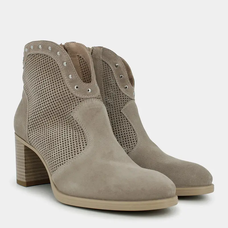 Tronchetti Nero Giardini da Donna, beige miniatura 2