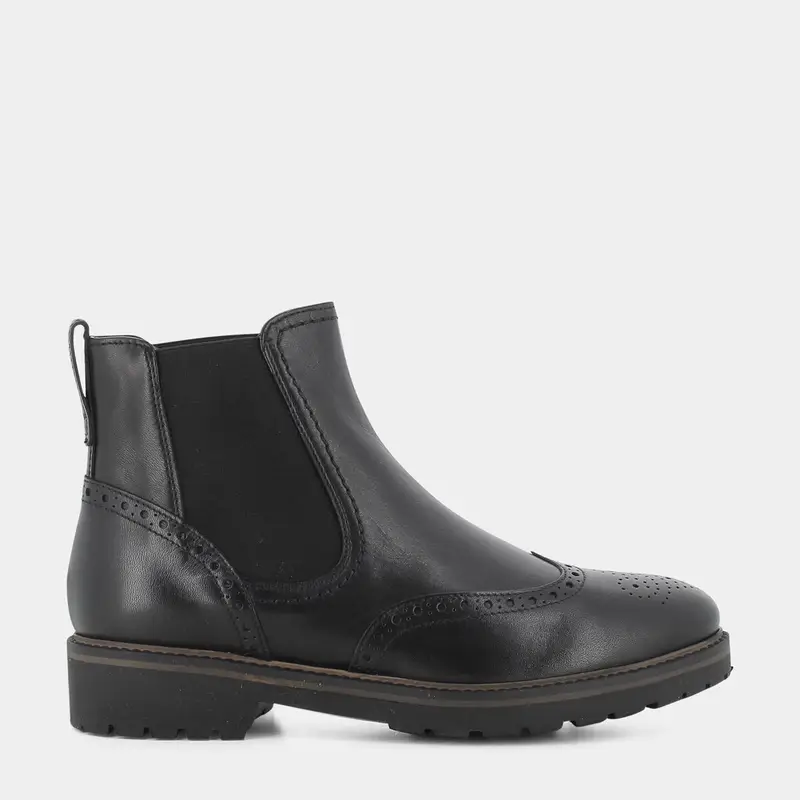 Nero Giardini Tronchetti Donna in Pelle Nera