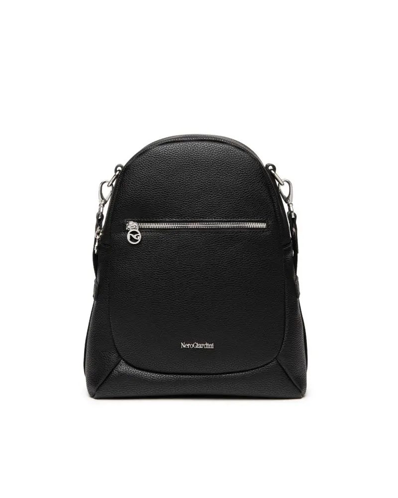 zainetto donna in materiale tecnico nero i544081d100