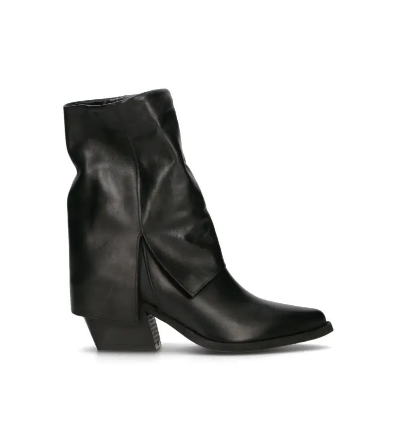 Tronchetto donna nero in pelle Vario