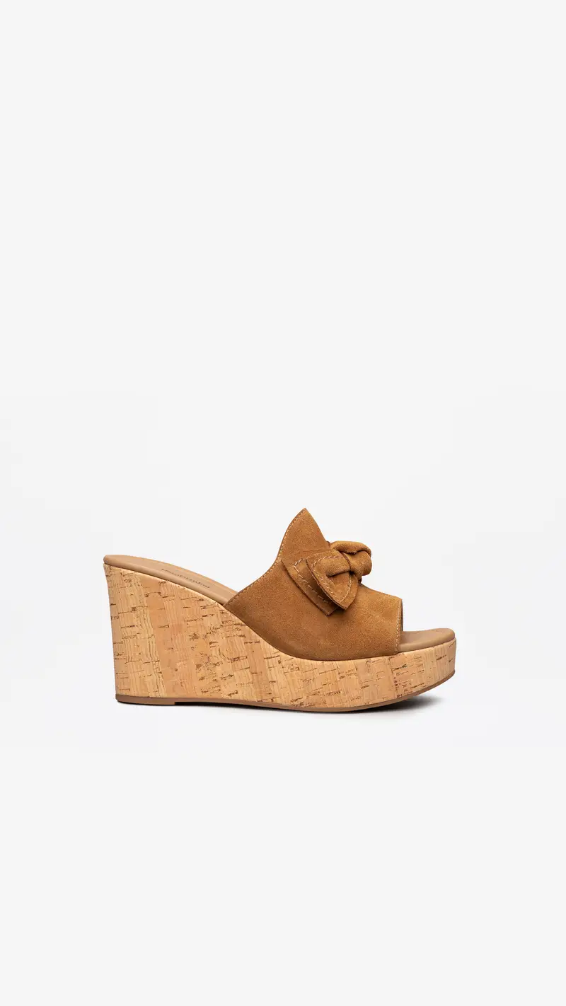 NeroGiardini Outlet Ciabatte Donna in Camoscio - Marrone