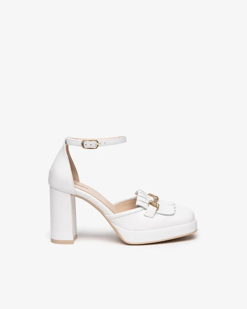 NERO GIARDINI Décolleté Donna Bianco 1048517