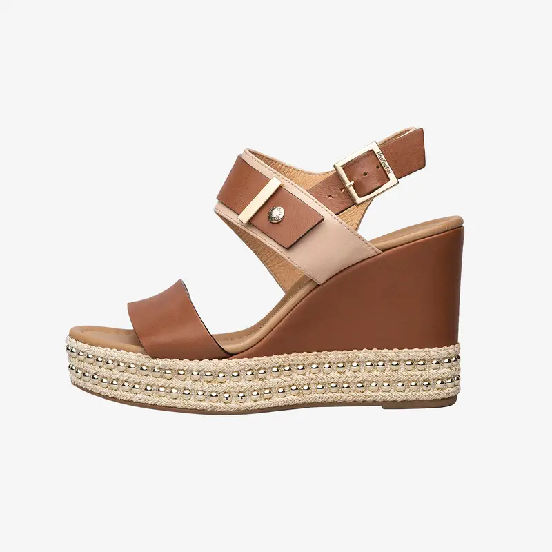 NeroGiardini Outlet Sandali Donna in Pelle  - Marrone