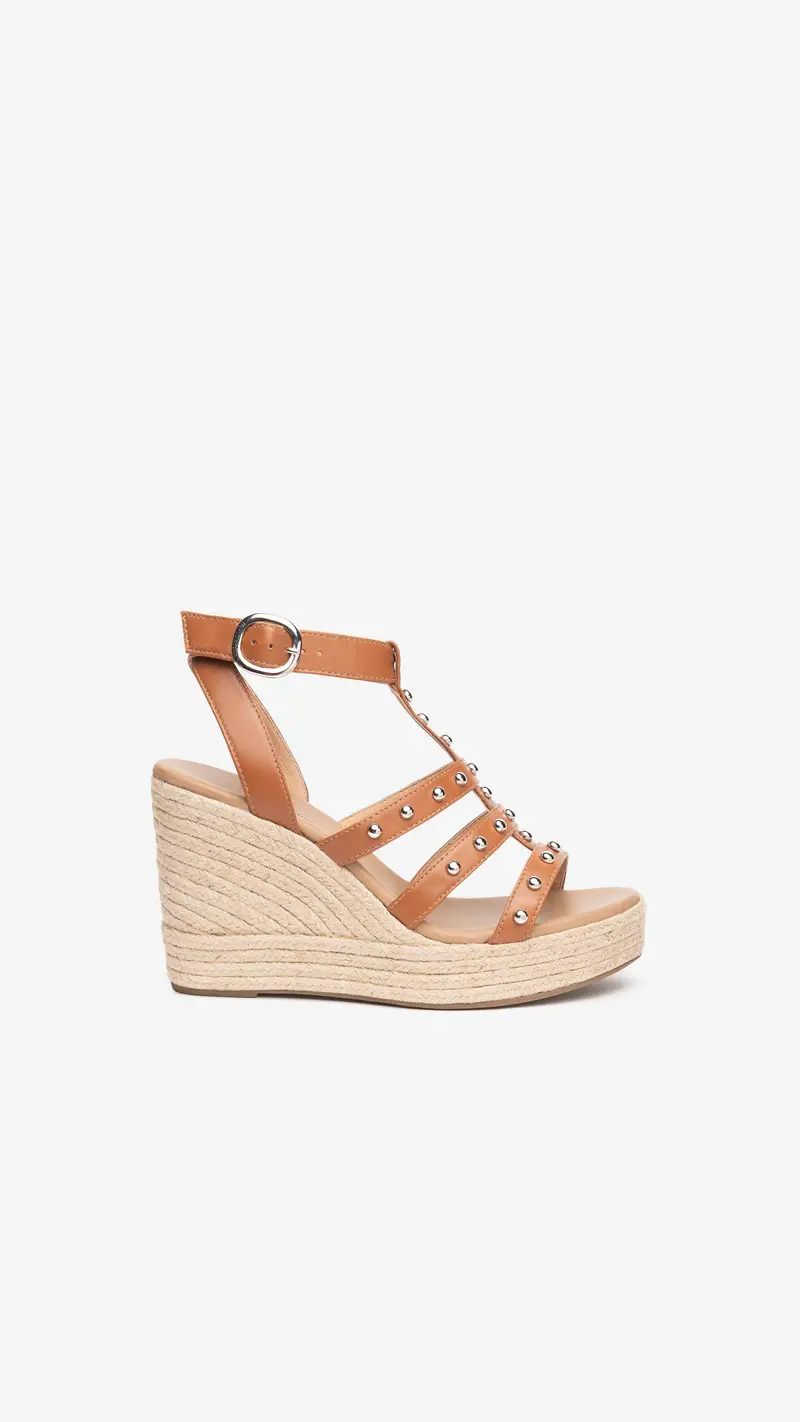 NeroGiardini Outlet Sandali Donna in Pelle - Marrone