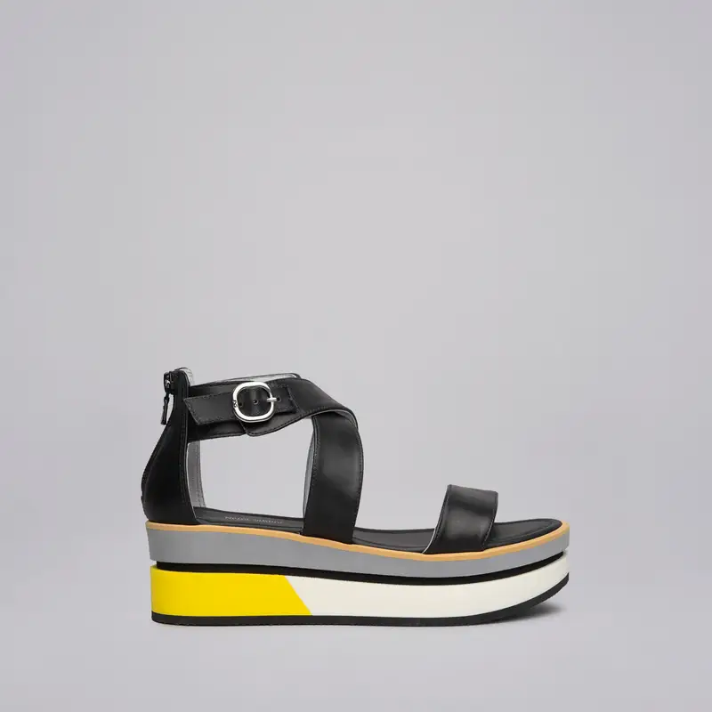 NeroGiardini Outlet Sandali Donna in Pelle - Nero