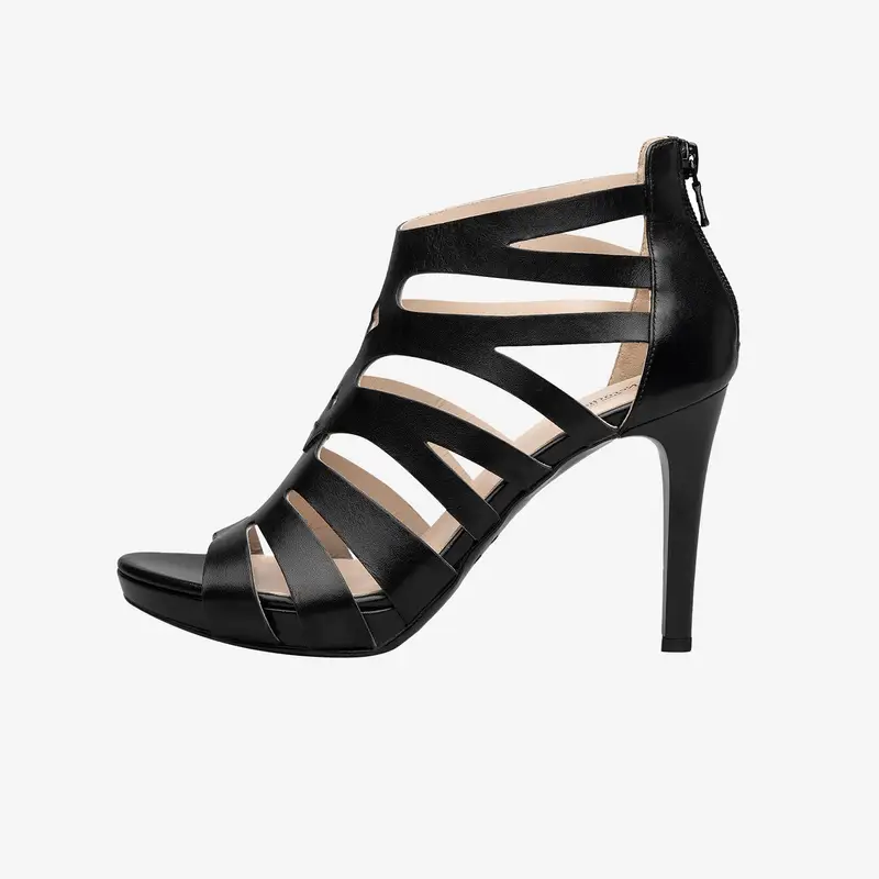 Outlet Sandali Donna in Pelle - Nero