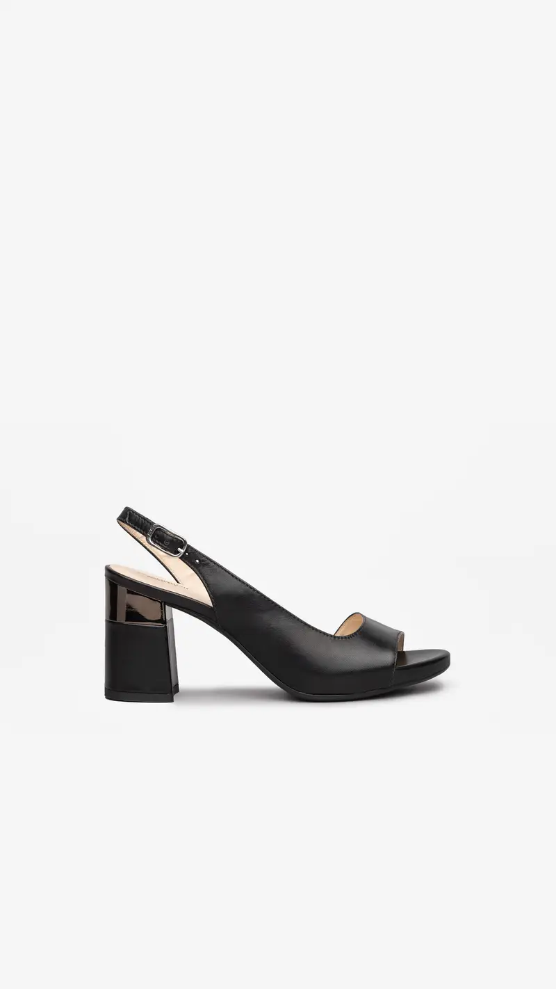 NeroGiardini Outlet Sandali Donna in Pelle - Nero