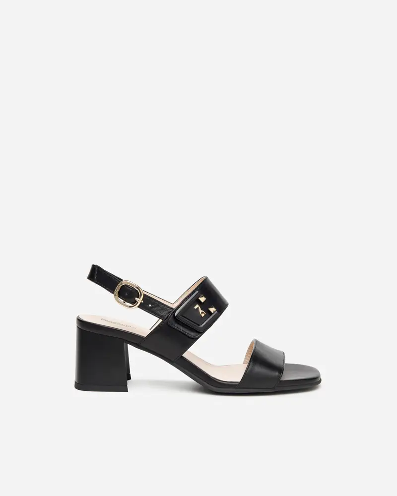 NeroGiardini Outlet Sandali Donna in Pelle - Nero