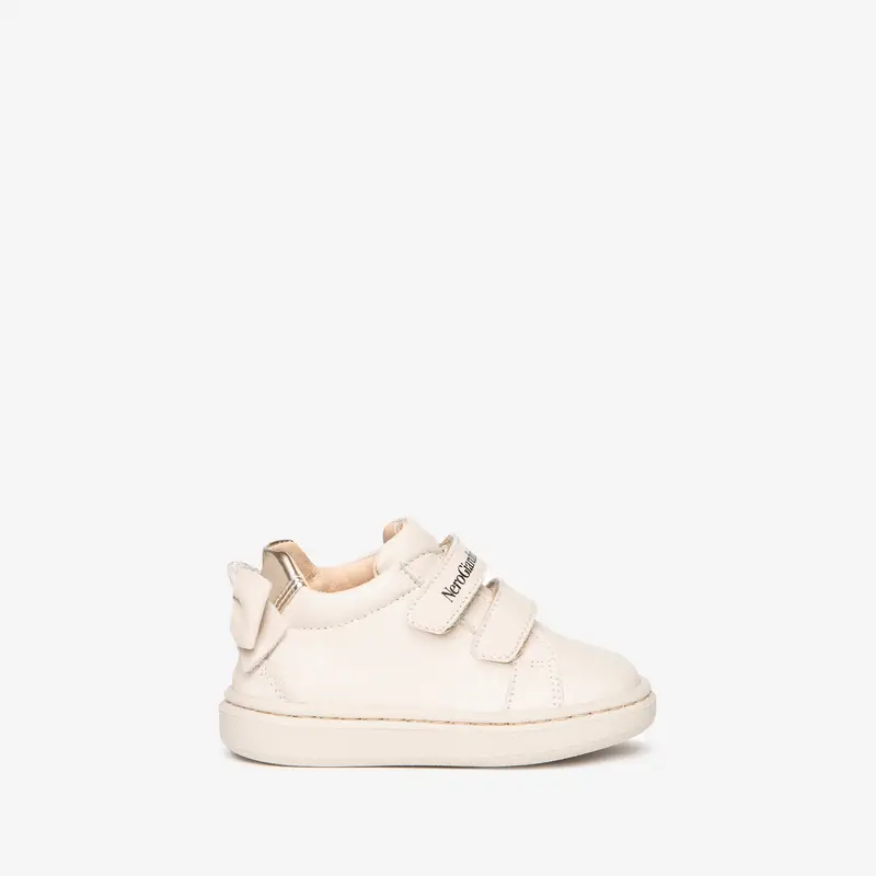 Outlet Sneakers Baby da Bimba in Pelle - Bianco