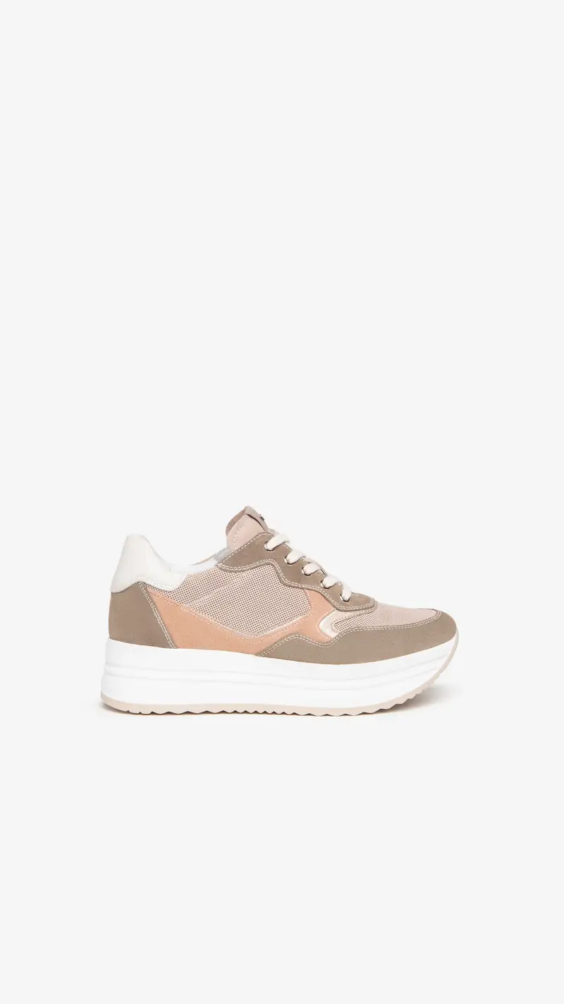 NeroGiardini Outlet Sneakers Donna in Camoscio e Pelle  - Rosa