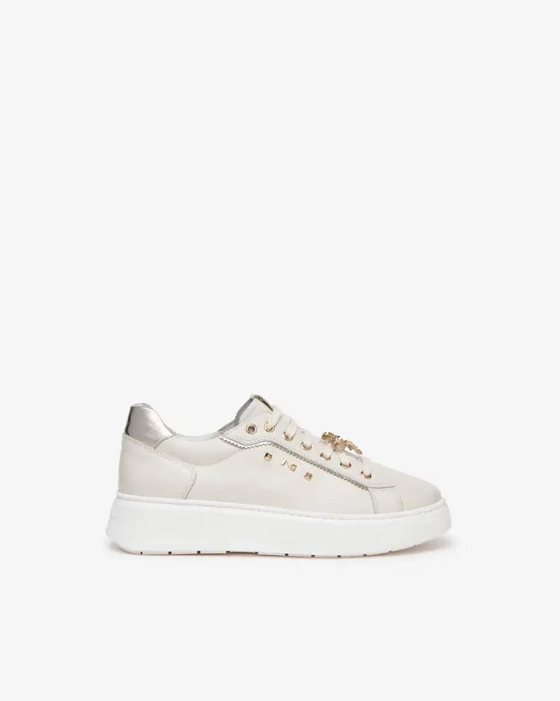 NeroGiardini Outlet Sneakers Donna in Pelle - Avorio