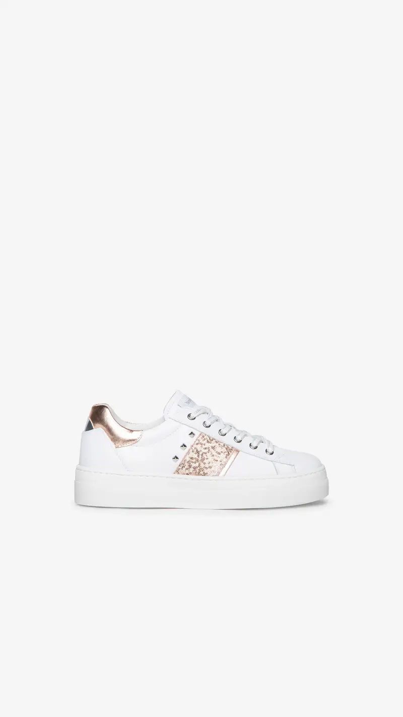 NeroGiardini Outlet Sneakers Donna in Pelle - Bianco