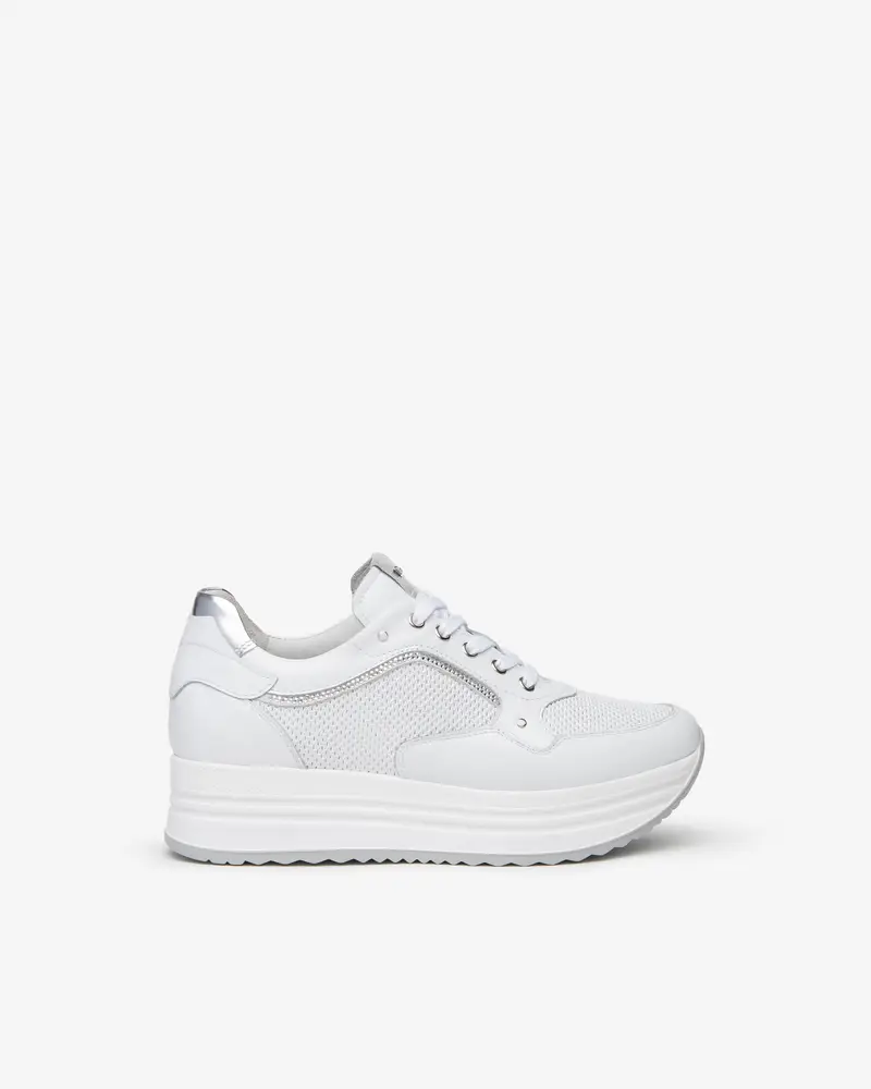 NeroGiardini Outlet Sneakers Donna in Pelle - Bianco