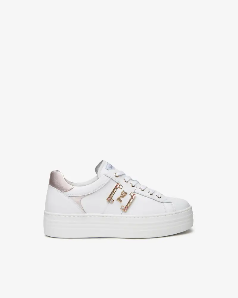 NeroGiardini Outlet Sneakers Donna in Pelle - Bianco