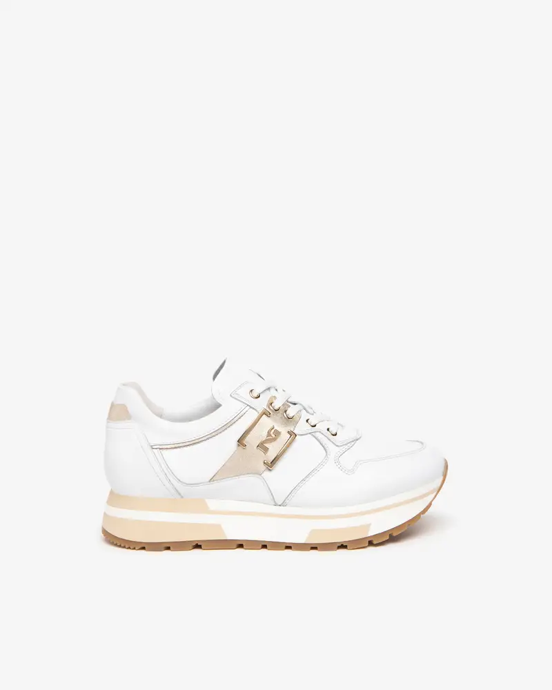 NeroGiardini Outlet Sneakers Donna in Pelle  - Bianco