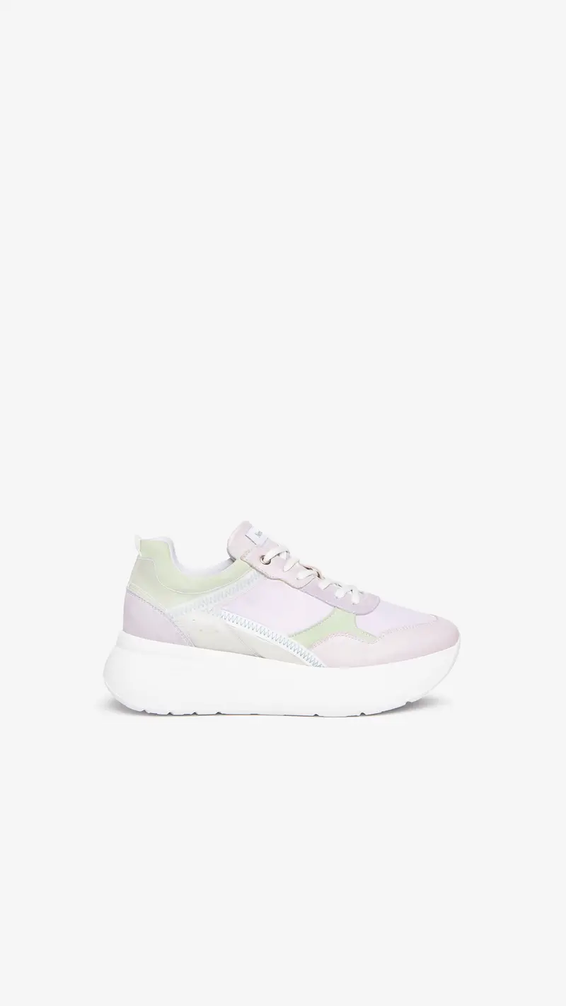 NeroGiardini Outlet Sneakers Donna in Pelle e Camoscio - Rosa