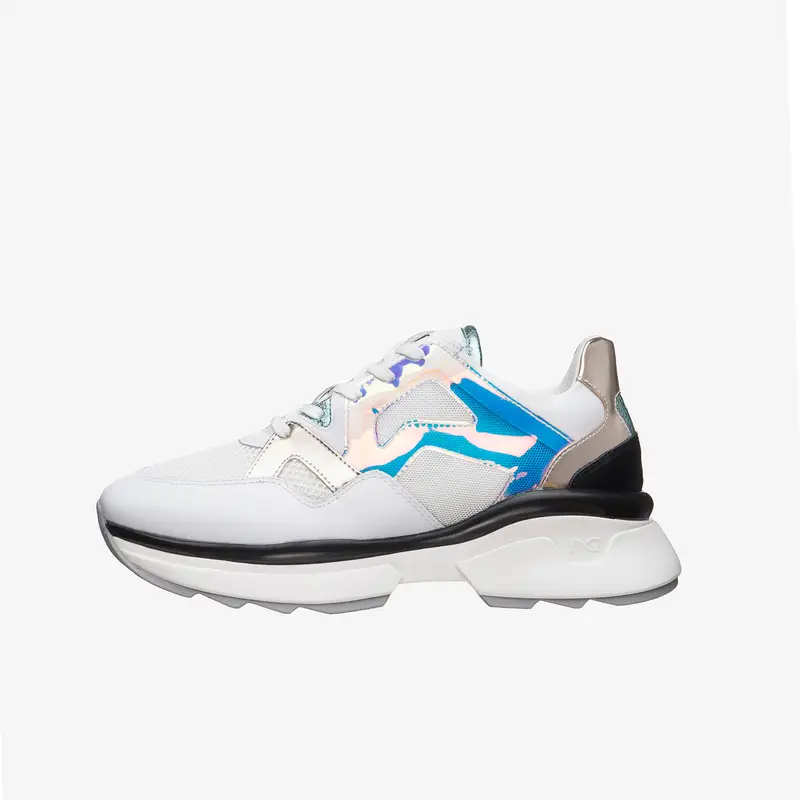 Outlet Sneakers Donna in Pelle, Tela e Materiale Tecnico - Multicolore