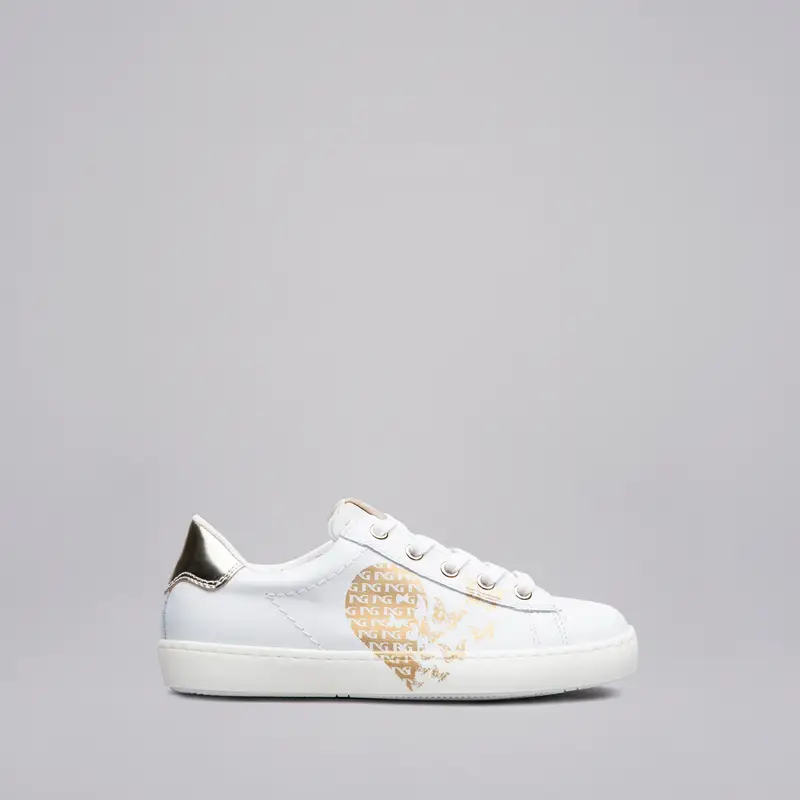 NeroGiardini Outlet Sneakers Teens da Ragazza in Pelle - Bianco