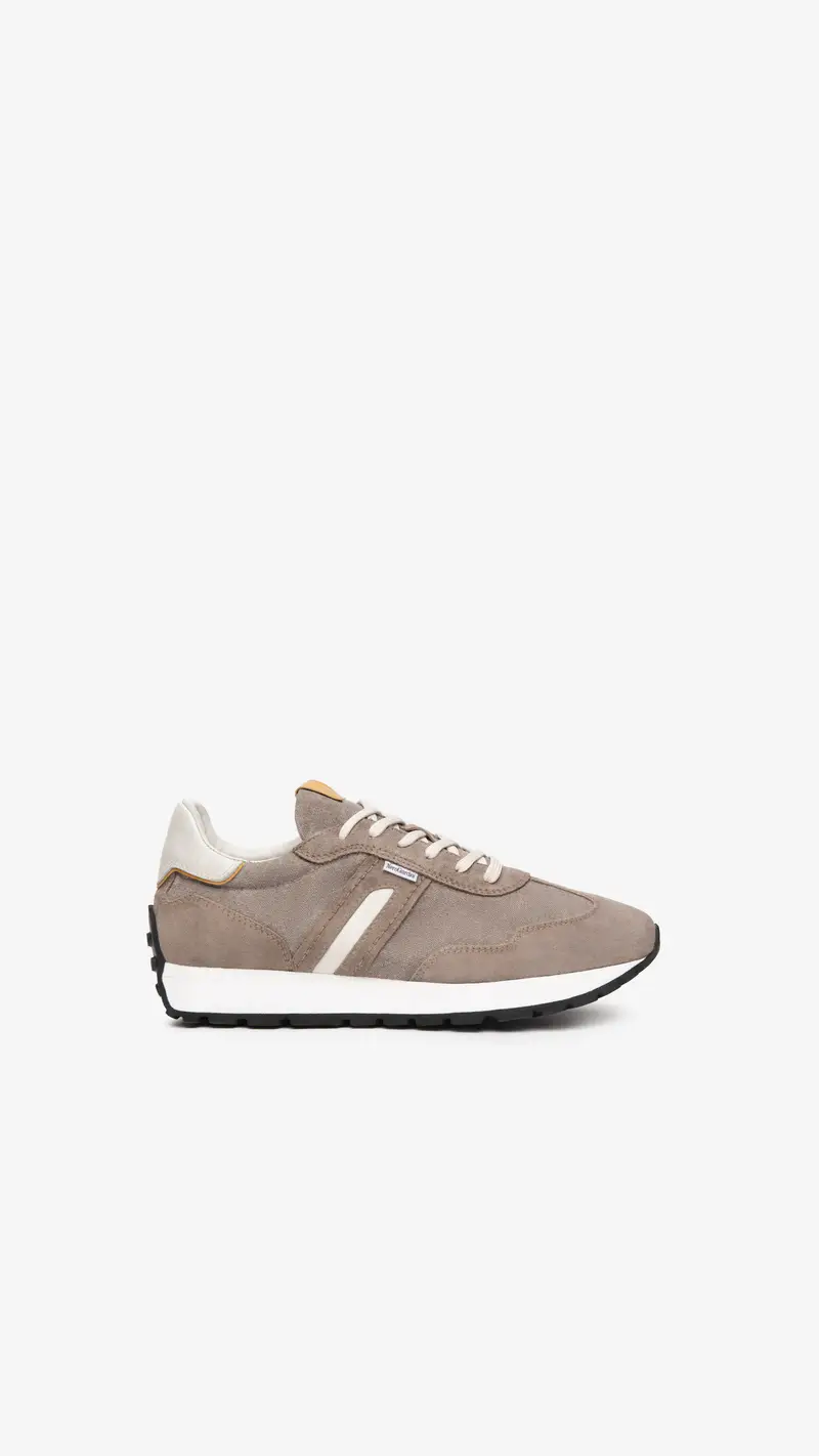 NeroGiardini Outlet Sneakers Uomo in Camoscio - Beige