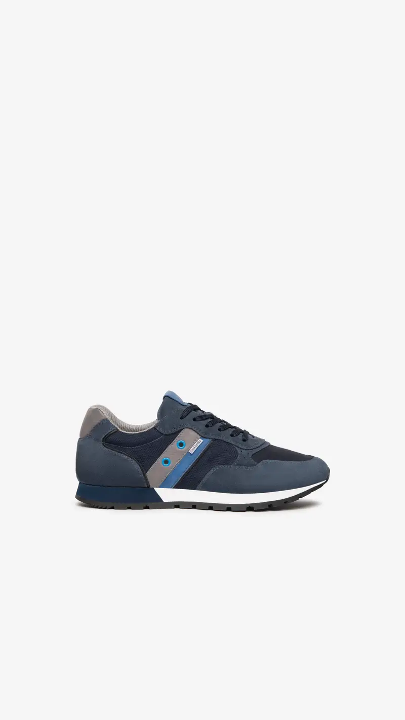 NeroGiardini Outlet Sneakers Uomo in Camoscio - Blu