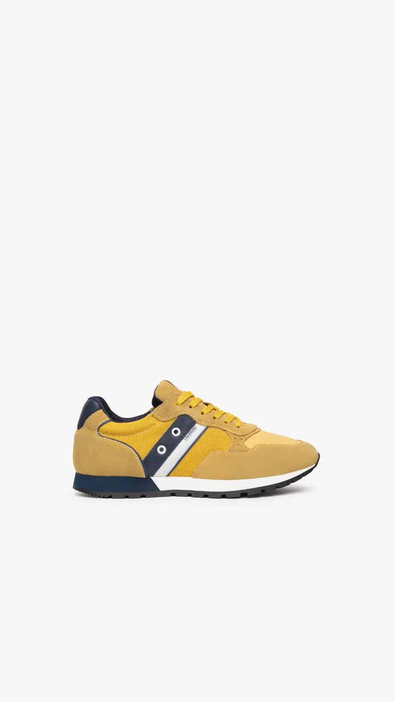 NeroGiardini Outlet Sneakers Uomo in Camoscio - Giallo