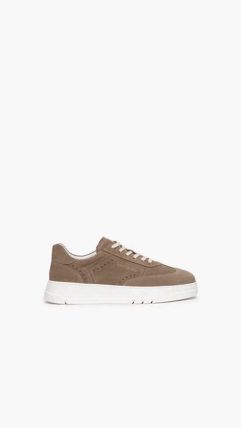 NeroGiardini Outlet Sneakers Uomo in Camoscio - Marrone
