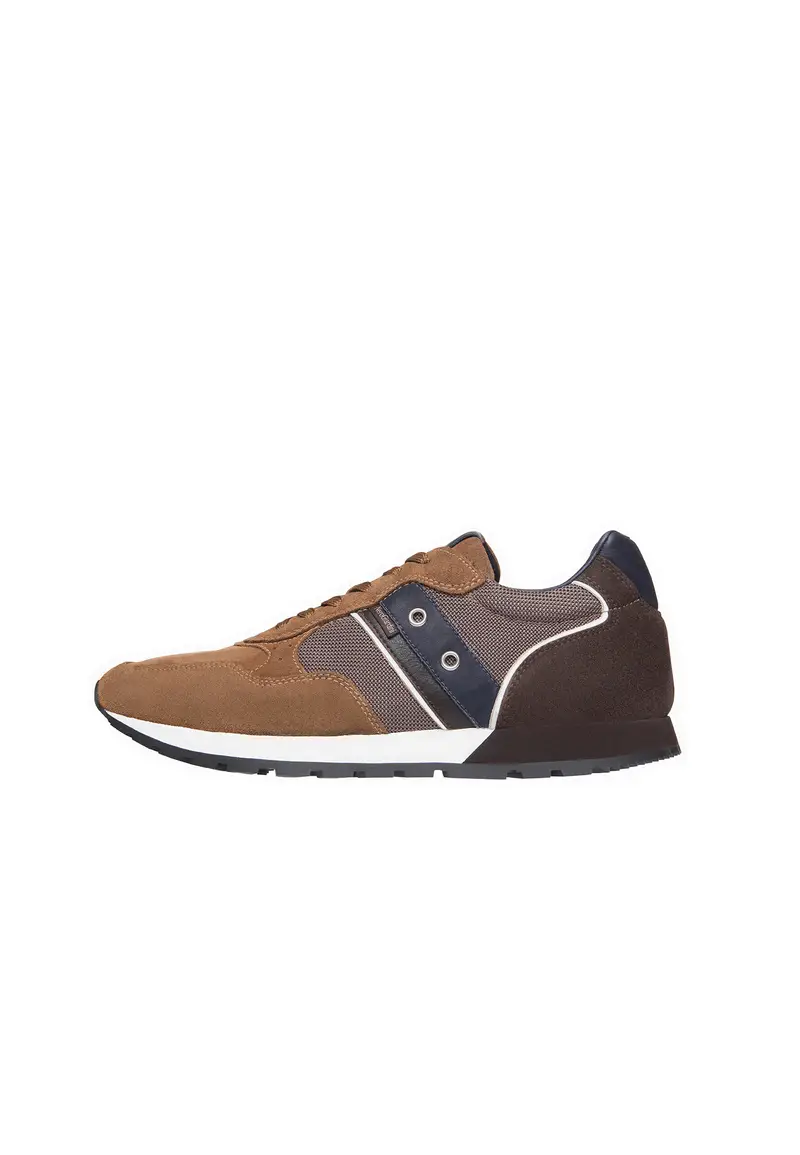 Outlet Sneakers Uomo in Camoscio - Marrone