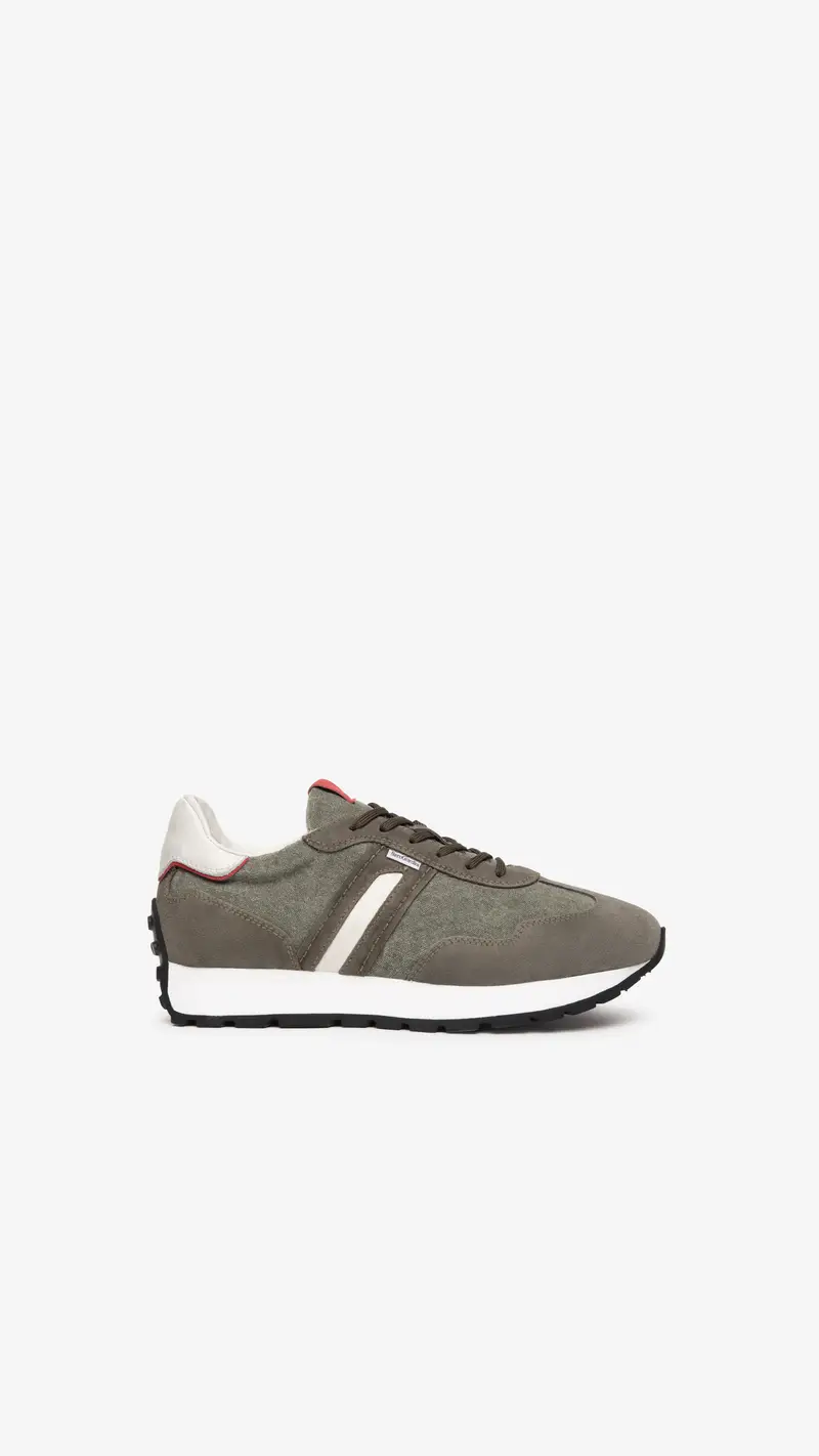 NeroGiardini Outlet Sneakers Uomo in Camoscio - Verde