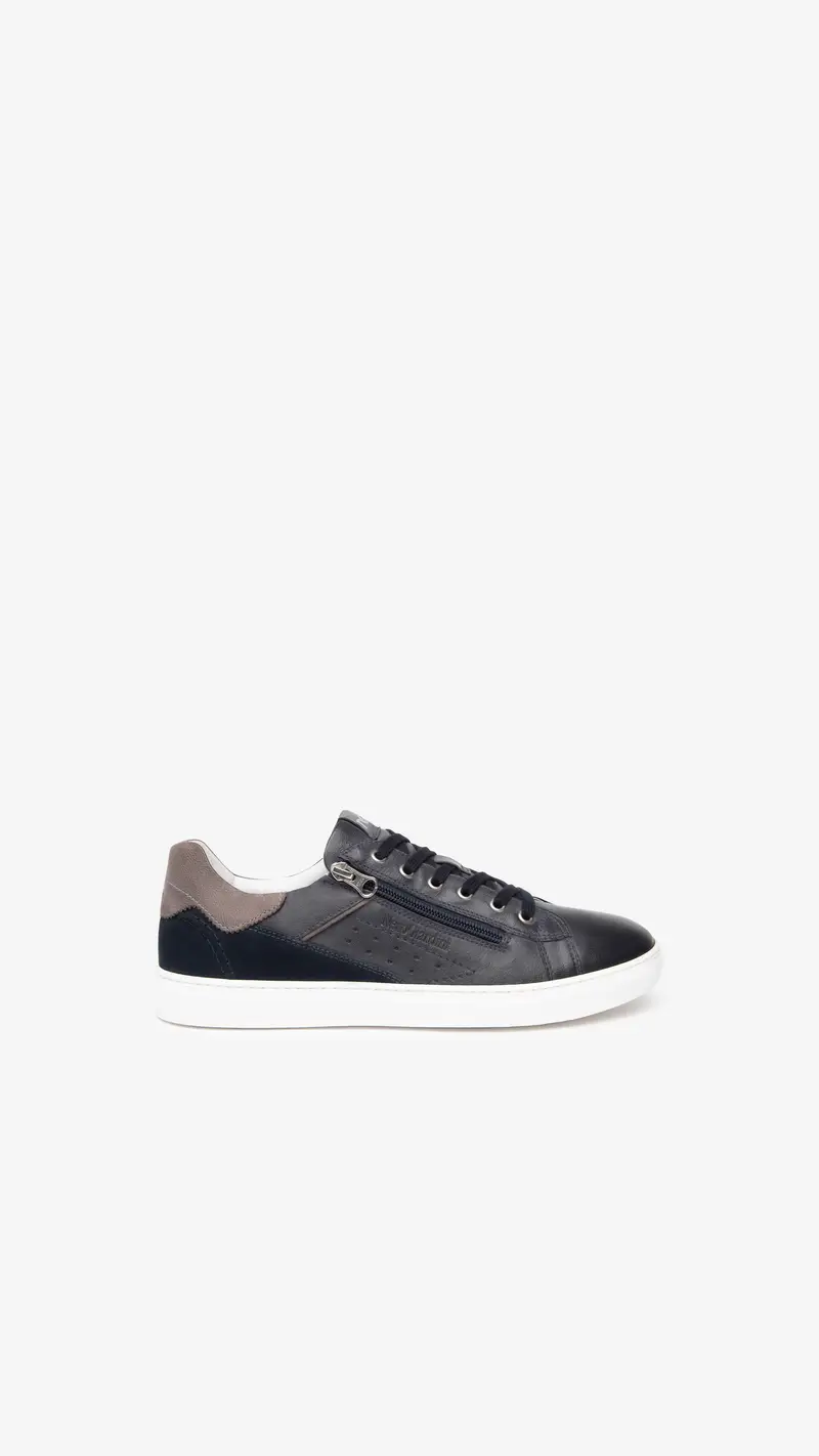 NeroGiardini Outlet Sneakers Uomo in Pelle - Blu