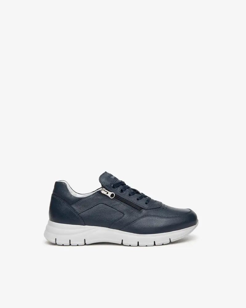 NeroGiardini Outlet Sneakers Uomo in Pelle - Blu