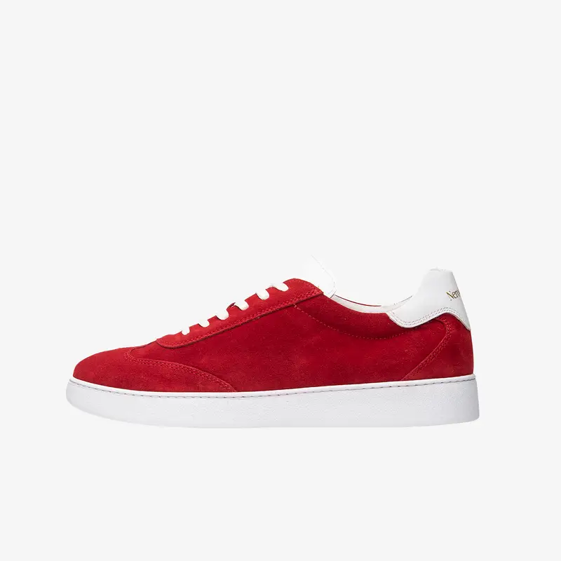 NeroGiardini Outlet Sneakers Uomo in Pelle e Camoscio  - Rosso