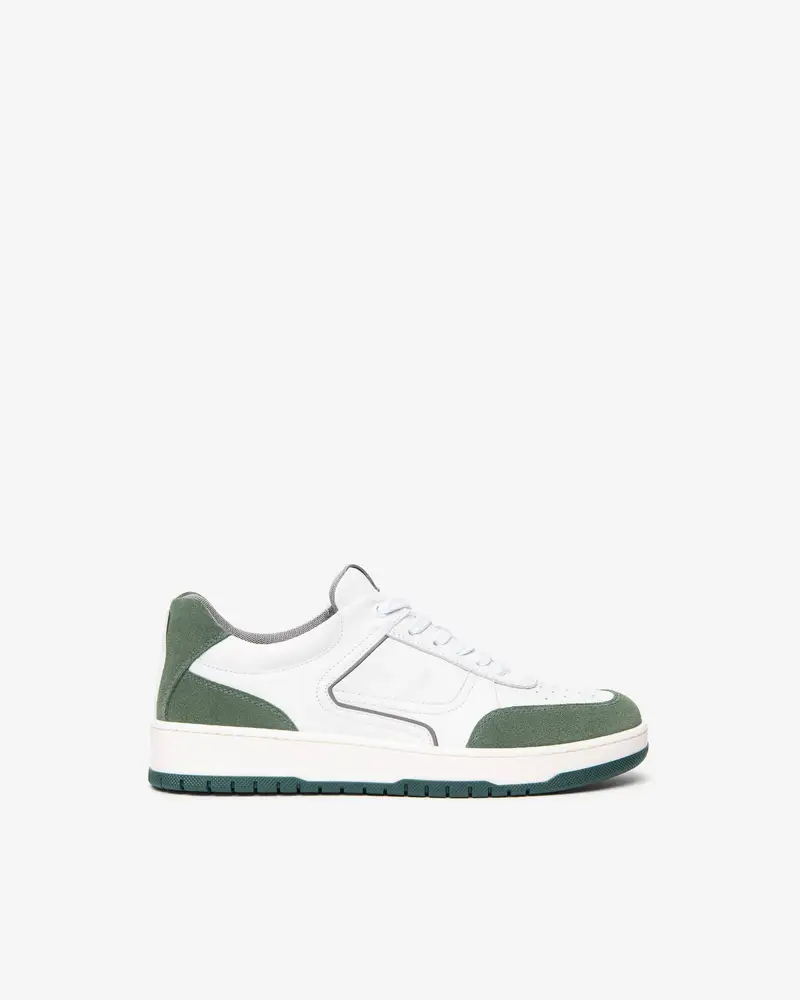 NeroGiardini Outlet Sneakers Uomo in Pelle e Camoscio - Verde