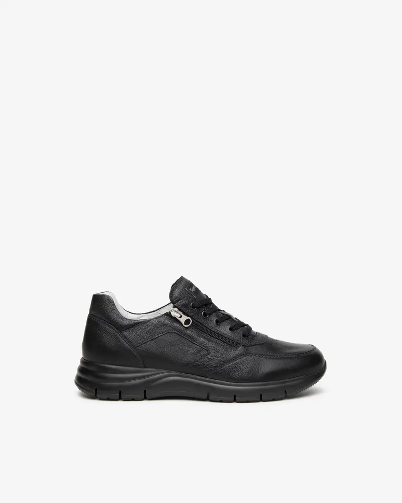 NeroGiardini Outlet Sneakers Uomo in Pelle - Nero
