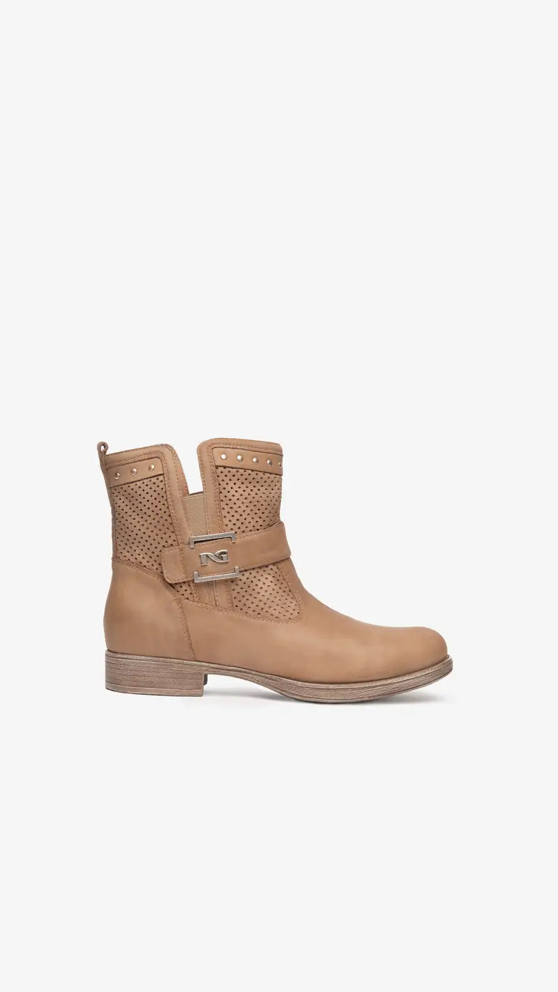 NeroGiardini Outlet Stivaletti Donna in Camoscio - Marrone