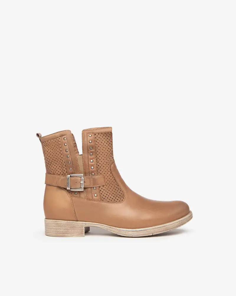 Outlet Stivaletti Donna in Pelle - Marrone