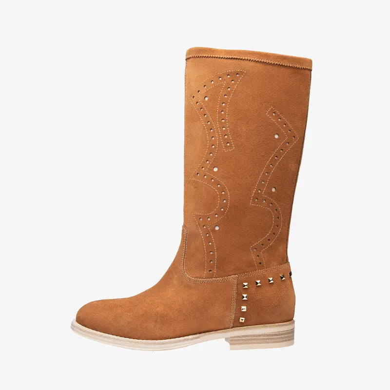 NeroGiardini Outlet Stivali Donna in Pelle - Marrone