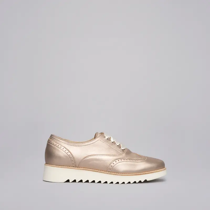 Outlet Stringate Donna in Pelle - Rosa