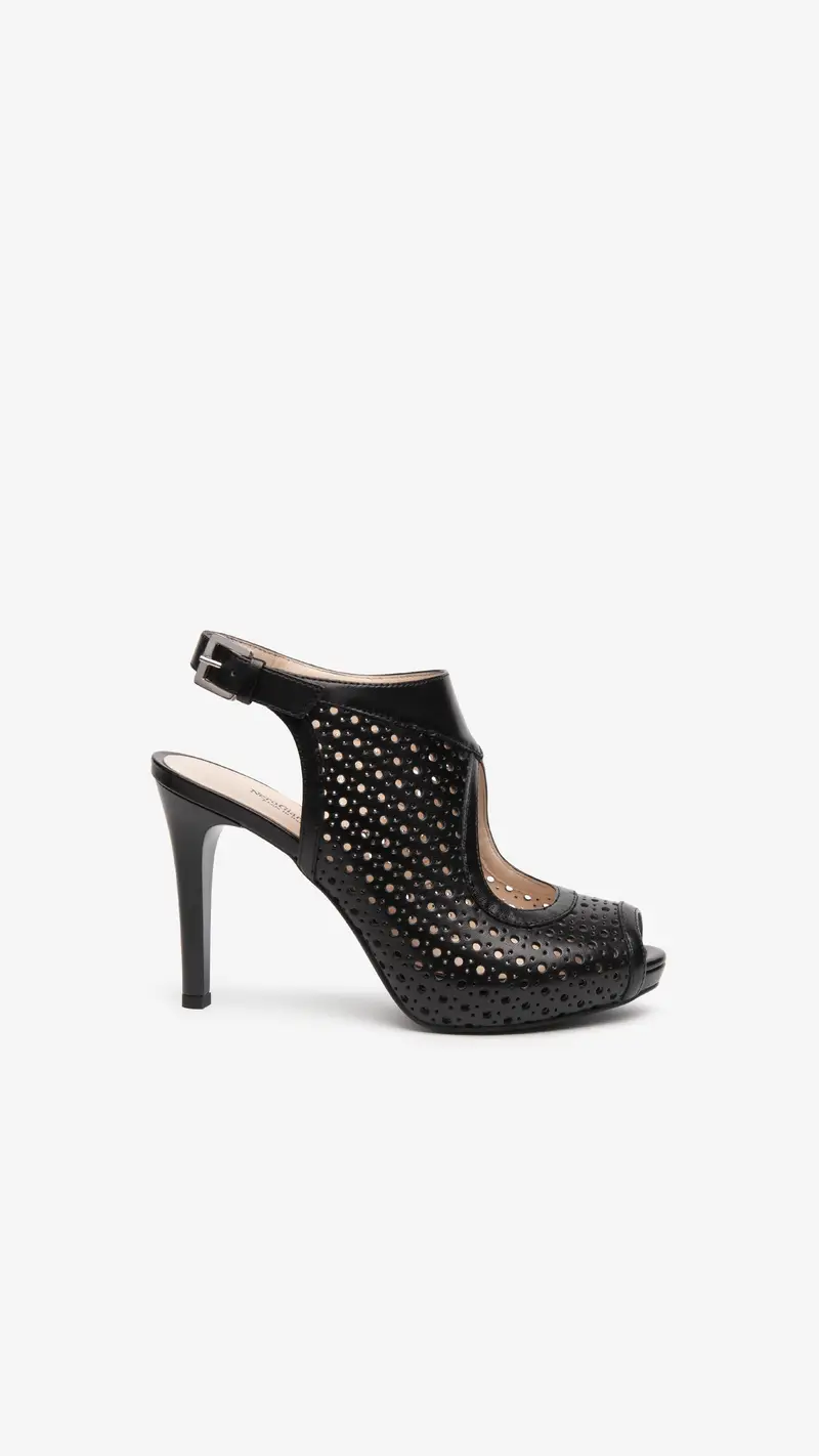 NeroGiardini Outlet Tronchetti Donna in Pelle - Nero